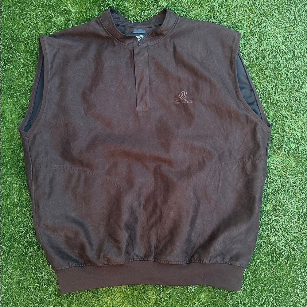 Zero Restriction Microsuede Pullover Half Snap Go… - image 1